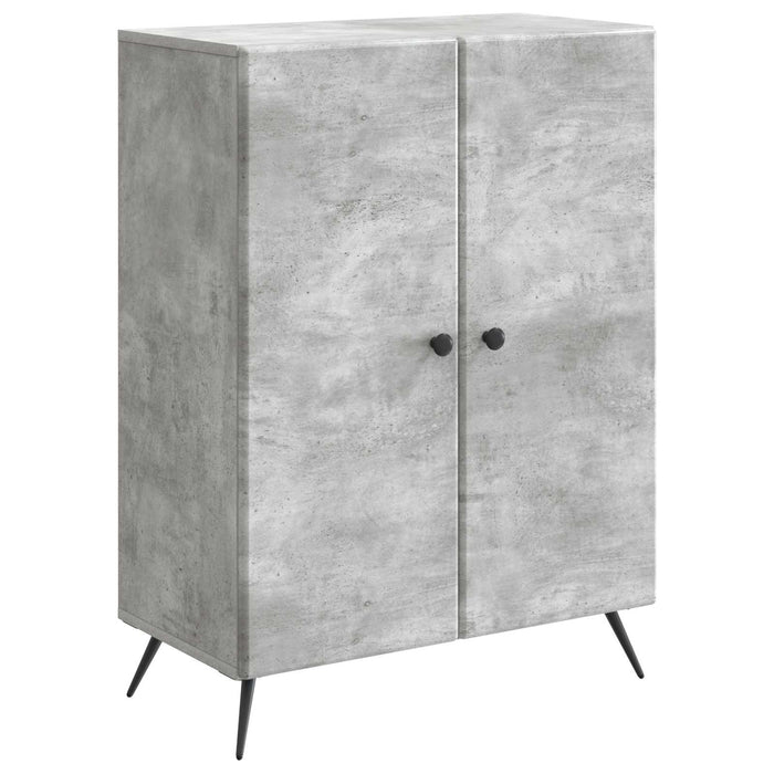 Bufet Gri Beton 66 x 34,5 x 90 cm Lemn prelucrat - WALTI WALTI