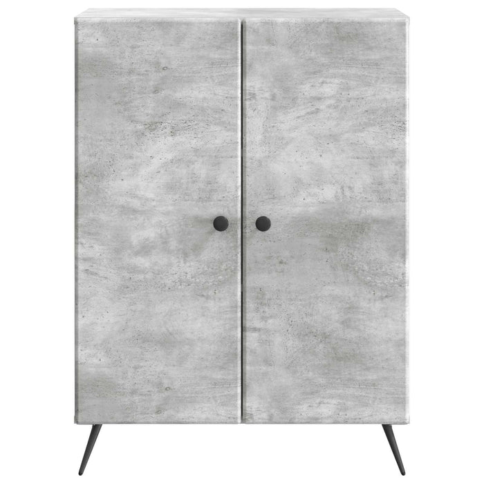 Bufet Gri Beton 66 x 34,5 x 90 cm Lemn prelucrat - WALTI WALTI