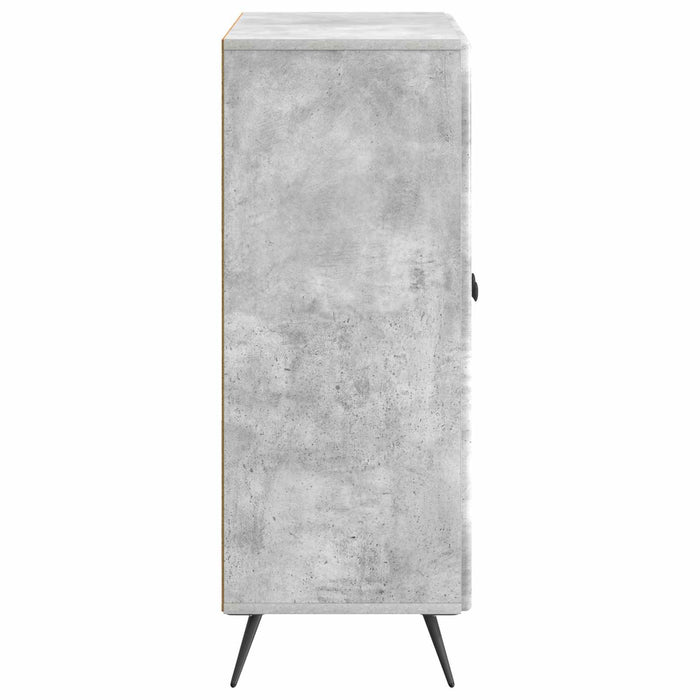 Bufet Gri Beton 66 x 34,5 x 90 cm Lemn prelucrat - WALTI WALTI