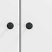 Bufet Alb foarte lucios 66 x 34,5 x 90 cm Lemn prelucrat - WALTI WALTI