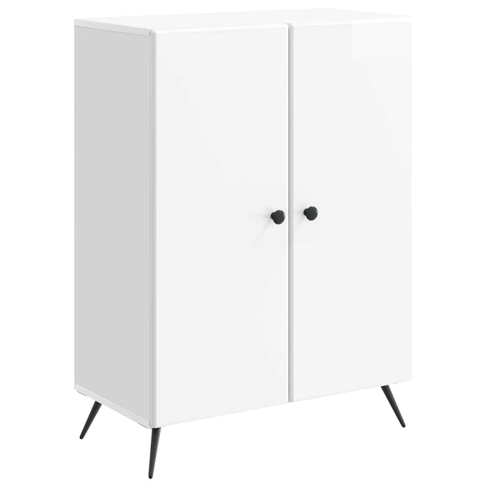 Bufet Alb foarte lucios 66 x 34,5 x 90 cm Lemn prelucrat - WALTI WALTI