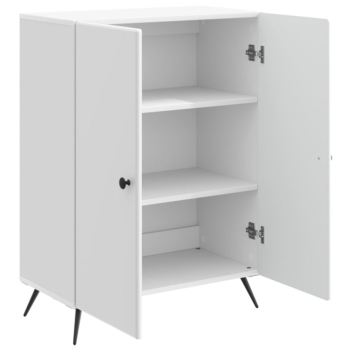 Bufet Alb foarte lucios 66 x 34,5 x 90 cm Lemn prelucrat - WALTI WALTI