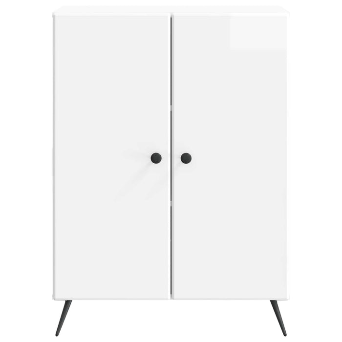 Bufet Alb foarte lucios 66 x 34,5 x 90 cm Lemn prelucrat - WALTI WALTI