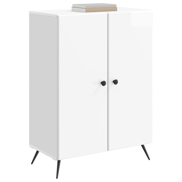 Bufet Alb foarte lucios 66 x 34,5 x 90 cm Lemn prelucrat - WALTI WALTI