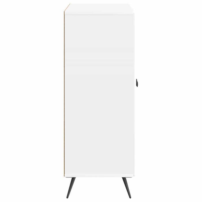 Bufet Alb foarte lucios 66 x 34,5 x 90 cm Lemn prelucrat - WALTI WALTI