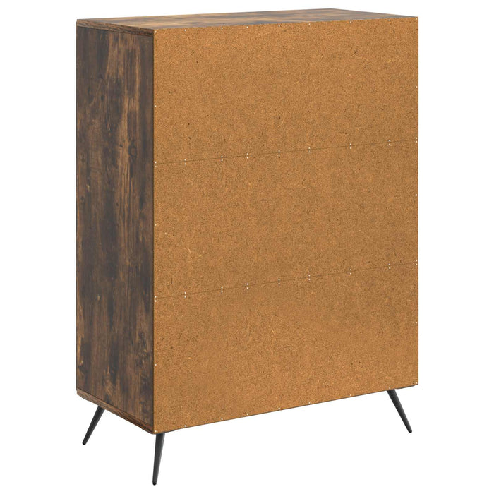 Bufet Stejar fumuriu 66 x 34,5 x 90 cm Lemn prelucrat - WALTI WALTI