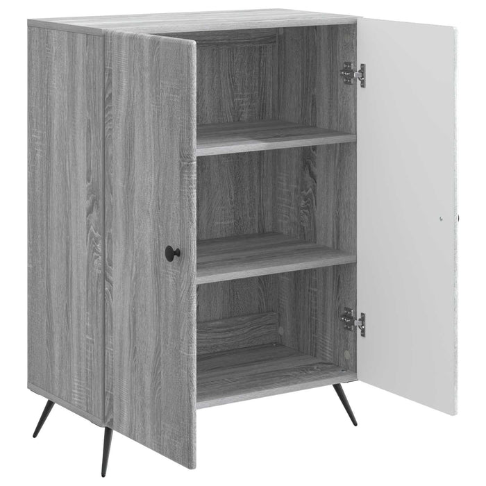 Bufet Sonoma gri 66 x 34,5 x 90 cm Lemn prelucrat - WALTI WALTI