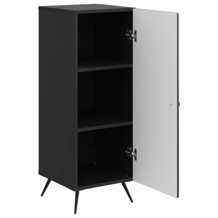 Bufet Negru 33 x 34,5 x 90 cm Lemn prelucrat - WALTI WALTI