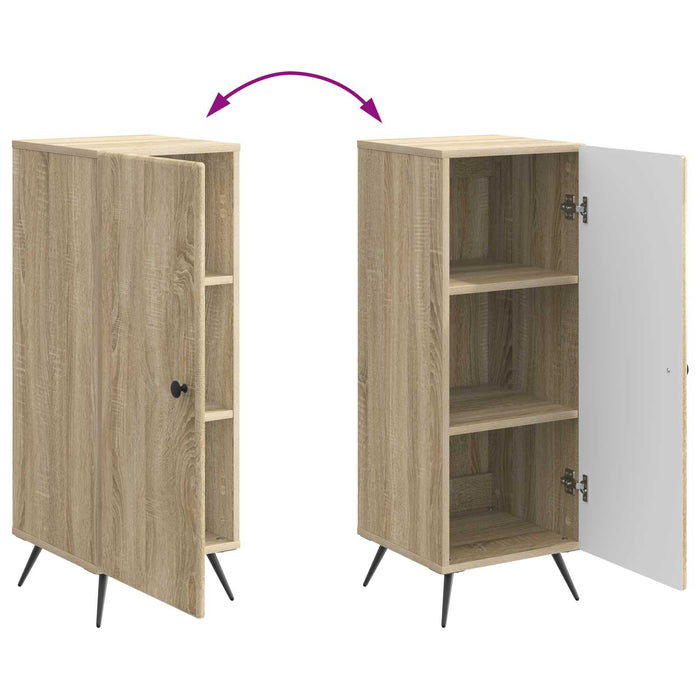 Bufet Stejar Sonoma 33 x 34,5 x 90 cm Lemn prelucrat - WALTI WALTI