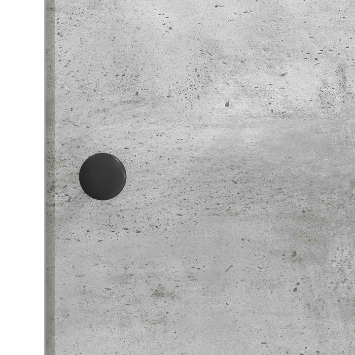 Bufet Gri Beton 33 x 34,5 x 90 cm Lemn prelucrat - WALTI WALTI