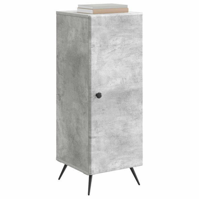 Bufet Gri Beton 33 x 34,5 x 90 cm Lemn prelucrat - WALTI WALTI
