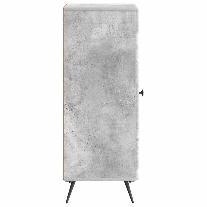 Bufet Gri Beton 33 x 34,5 x 90 cm Lemn prelucrat - WALTI WALTI