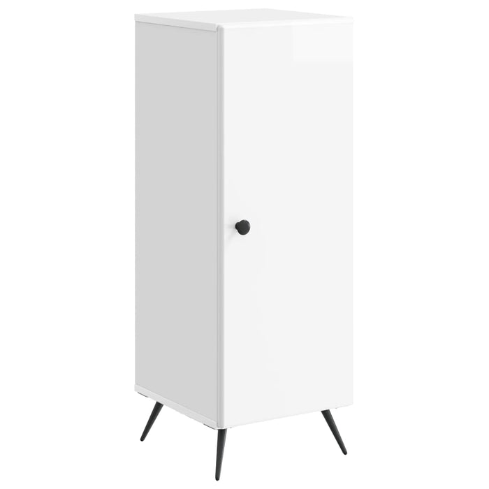 Bufet Alb foarte lucios 33 x 34,5 x 90 cm Lemn prelucrat - WALTI WALTI