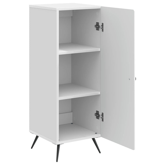 Bufet Alb foarte lucios 33 x 34,5 x 90 cm Lemn prelucrat - WALTI WALTI