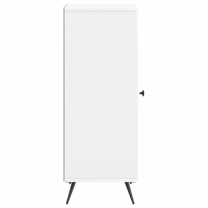 Bufet Alb foarte lucios 33 x 34,5 x 90 cm Lemn prelucrat - WALTI WALTI