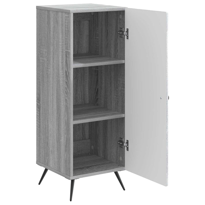Bufet Sonoma gri 33 x 34,5 x 90 cm Lemn prelucrat - WALTI WALTI
