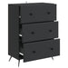 Dulap cu sertare Negru 66 x 34,5 x 90 cm Lemn prelucrat - WALTI WALTI