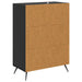 Dulap cu sertare Negru 66 x 34,5 x 90 cm Lemn prelucrat - WALTI WALTI