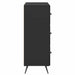 Dulap cu sertare Negru 66 x 34,5 x 90 cm Lemn prelucrat - WALTI WALTI