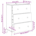 Dulap cu sertare Stejar Sonoma 66 x 34,5 x 90 cm Lemn prelucrat - WALTI WALTI