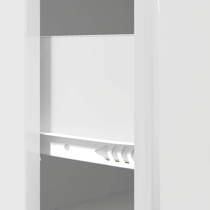 Dulap cu sertare Alb foarte lucios 66 x 34,5 x 90 cm - WALTI WALTI