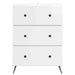 Dulap cu sertare Alb foarte lucios 66 x 34,5 x 90 cm - WALTI WALTI