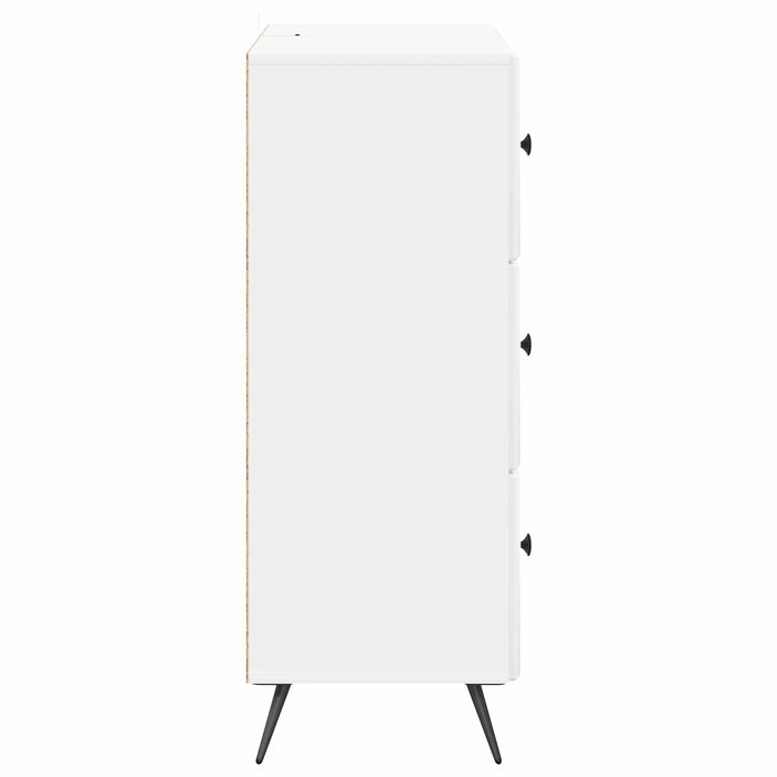 Dulap cu sertare Alb foarte lucios 66 x 34,5 x 90 cm - WALTI WALTI