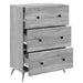 Dulap cu sertare Sonoma gri 66 x 34,5 x 90 cm Lemn prelucrat - WALTI WALTI