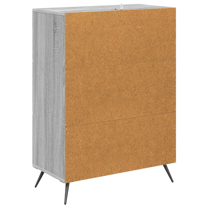 Dulap cu sertare Sonoma gri 66 x 34,5 x 90 cm Lemn prelucrat - WALTI WALTI