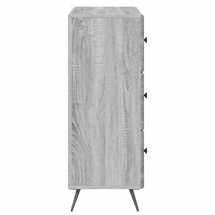 Dulap cu sertare Sonoma gri 66 x 34,5 x 90 cm Lemn prelucrat - WALTI WALTI