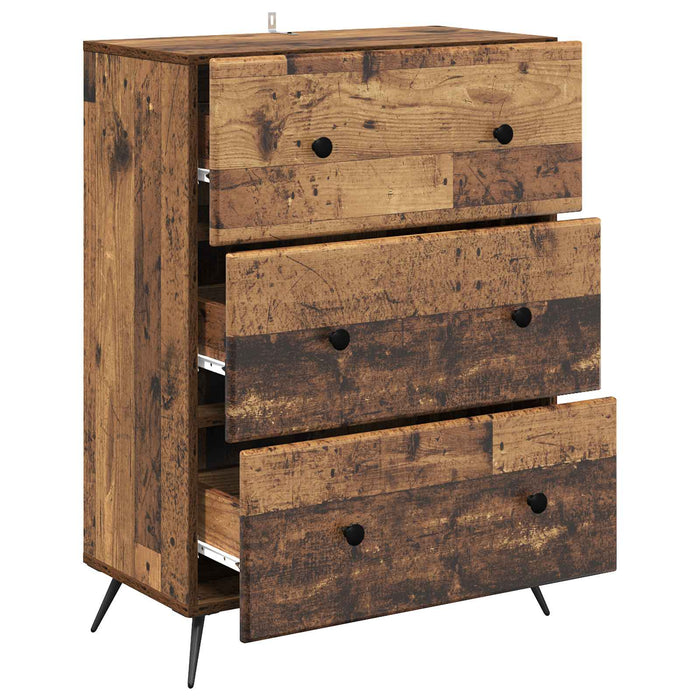 Dulap cu sertare Lemn vechi 66 x 34,5 x 90 cm Lemn prelucrat - WALTI WALTI