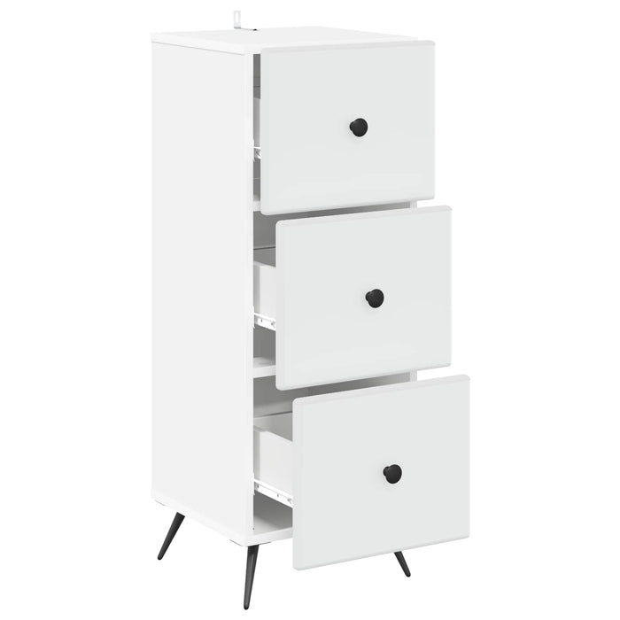 Dulap cu sertare Alb 33 x 34,5 x 90 cm Lemn prelucrat WALTI