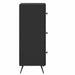 Dulap cu sertare Negru 33 x 34,5 x 90 cm Lemn prelucrat - WALTI WALTI