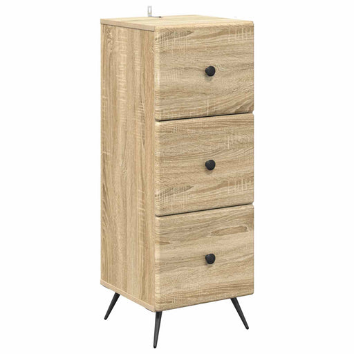 Dulap cu sertare Stejar Sonoma 33 x 34,5 x 90 cm Lemn prelucrat - WALTI WALTI