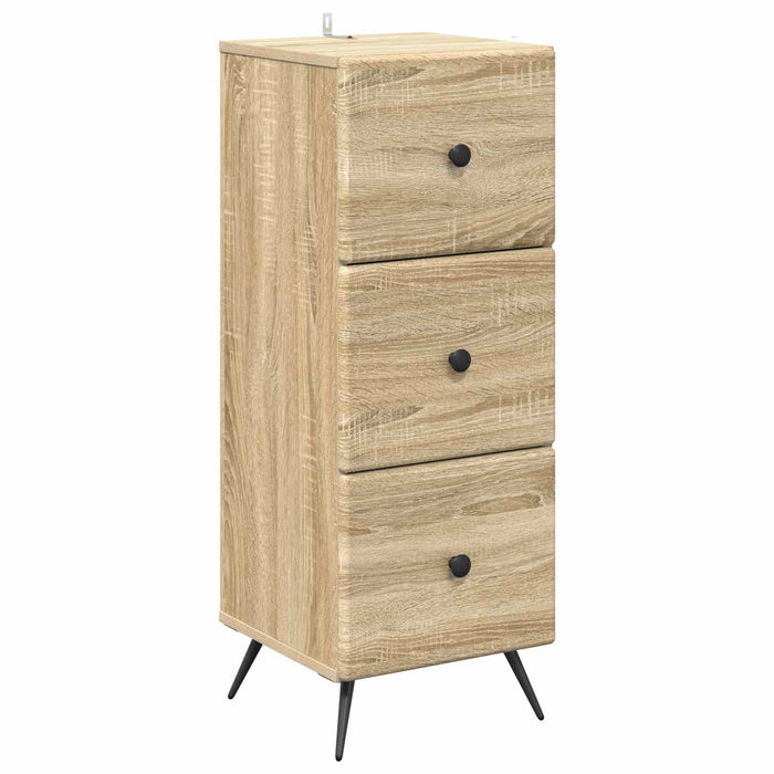 Dulap cu sertare Stejar Sonoma 33 x 34,5 x 90 cm Lemn prelucrat - WALTI WALTI