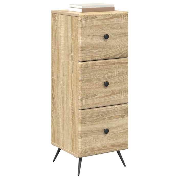 Dulap cu sertare Stejar Sonoma 33 x 34,5 x 90 cm Lemn prelucrat - WALTI WALTI