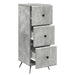 Dulap cu sertare Gri Beton 33 x 34,5 x 90 cm Lemn prelucrat - WALTI WALTI