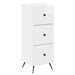 Dulap cu sertare Alb foarte lucios 33 x 34,5 x 90 cm - WALTI WALTI