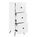 Dulap cu sertare Alb foarte lucios 33 x 34,5 x 90 cm - WALTI WALTI