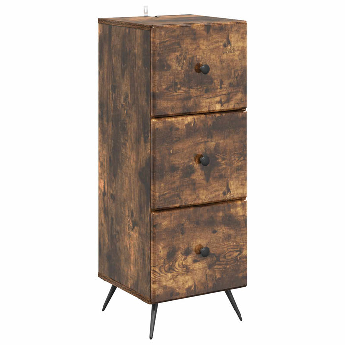 Dulap cu sertare Stejar fumuriu 33 x 34,5 x 90 cm - WALTI WALTI