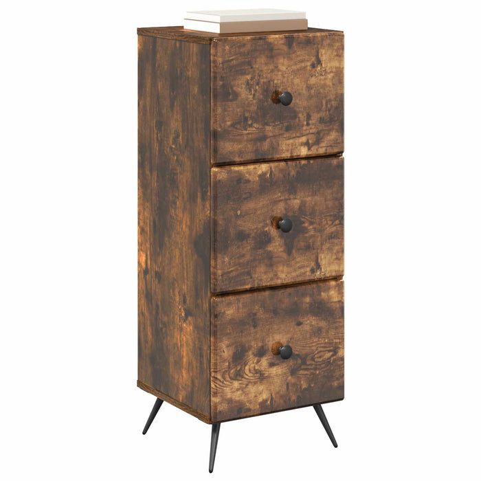 Dulap cu sertare Stejar fumuriu 33 x 34,5 x 90 cm - WALTI WALTI