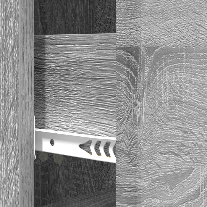 Dulap cu sertare Sonoma gri 33 x 34,5 x 90 cm Lemn prelucrat - WALTI WALTI