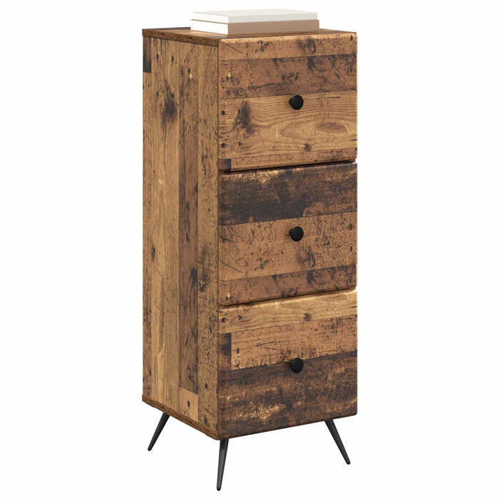 Dulap cu sertare Lemn vechi 33 x 34,5 x 90 cm Lemn prelucrat - WALTI WALTI