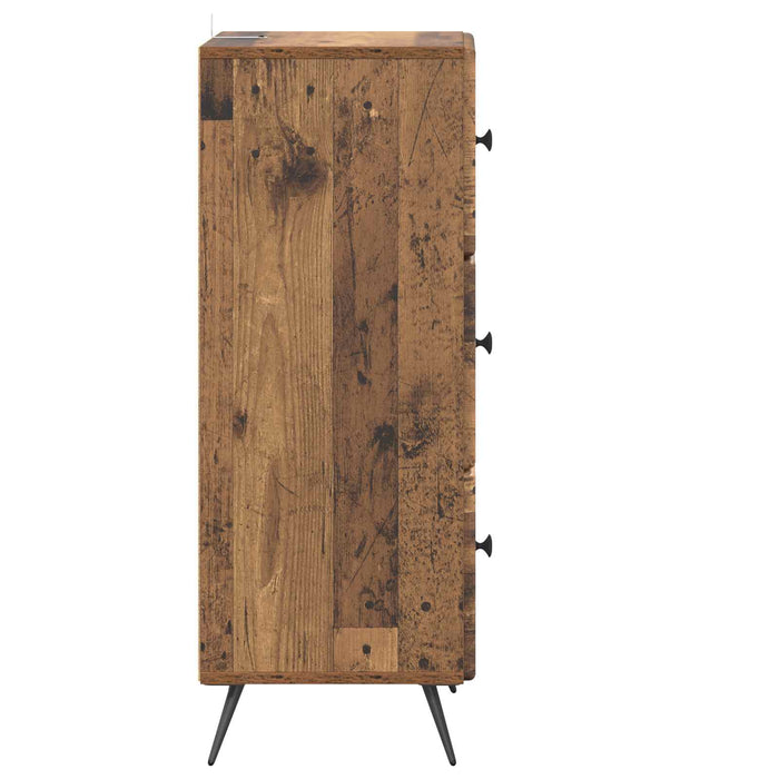 Dulap cu sertare Lemn vechi 33 x 34,5 x 90 cm Lemn prelucrat - WALTI WALTI