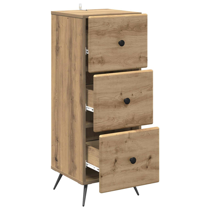 Dulap cu sertare Stejar Artizanal 33 x 34,5 x 90 cm - WALTI WALTI