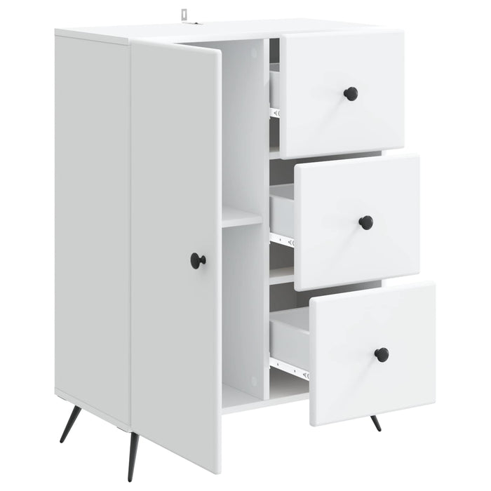 Bufet cu sertar Alb 66 x 34,5 x 90 cm Lemn prelucrat - WALTI WALTI