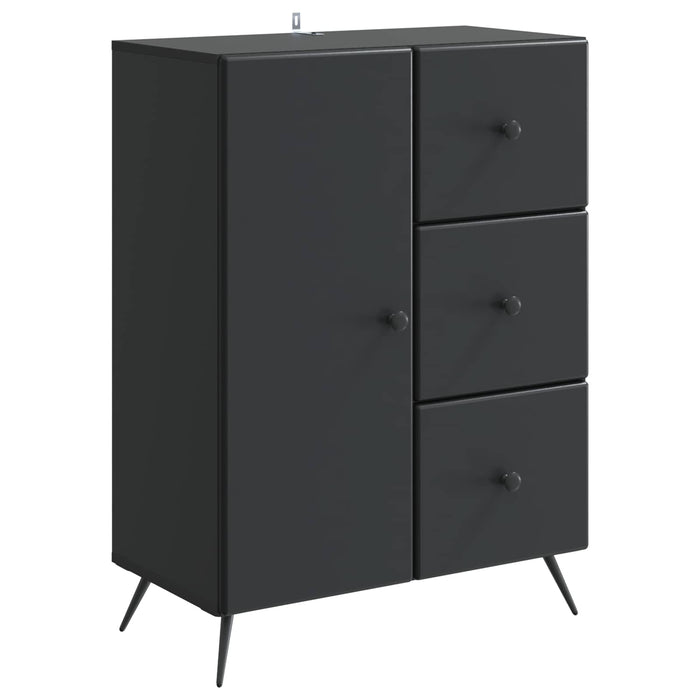 Bufet cu sertar Negru 66 x 34,5 x 90 cm Lemn prelucrat - WALTI WALTI