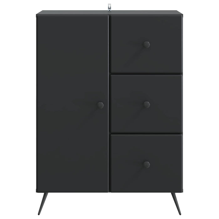Bufet cu sertar Negru 66 x 34,5 x 90 cm Lemn prelucrat - WALTI WALTI
