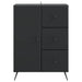 Bufet cu sertar Negru 66 x 34,5 x 90 cm Lemn prelucrat - WALTI WALTI