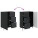 Bufet cu sertar Negru 66 x 34,5 x 90 cm Lemn prelucrat - WALTI WALTI
